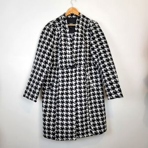 TORRID | Black and White Houndstooth Coat Size 2